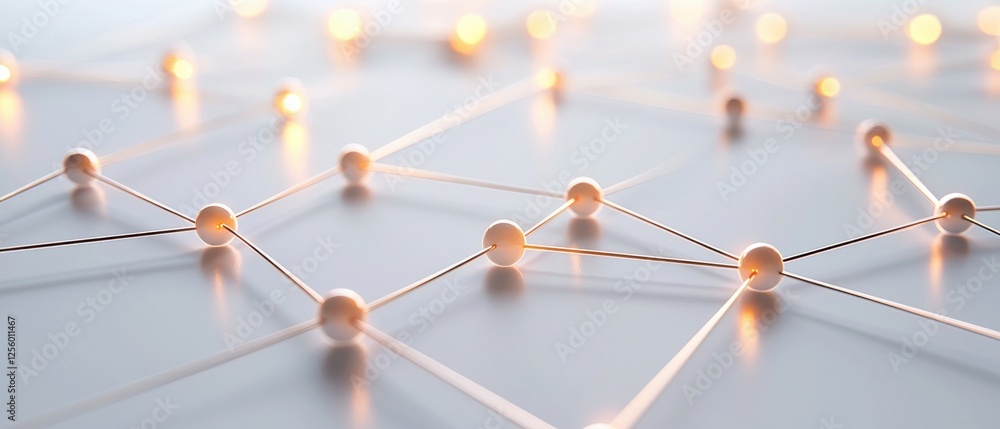 Poster innovative networking event virtual space conceptual design modern environment close-up view connect