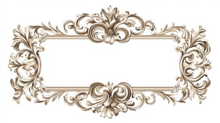 Exquisite Ornate Decorative Frame Design