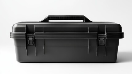 Robust Black Plastic Toolbox for Efficient Storage and Transport