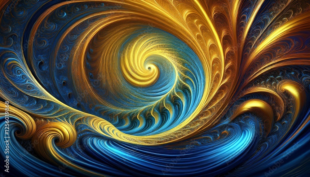 Canvas Prints abstract fractal background