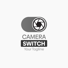 Camera Switch Logo Design Template. Good for Business, Agency, Community and Organization