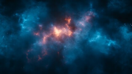 Fototapeta premium Celestial Nebula Cosmic Cloudscape Deep Space Exploration