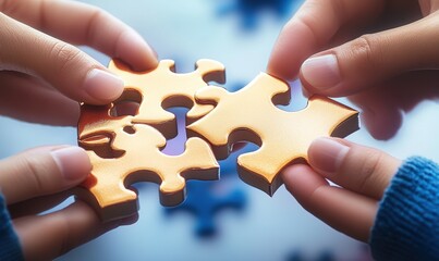 团队协作拼图中的合作与智慧