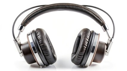Fototapeta premium Over-ear Headphones, Isolated on White Background