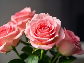 pink roses