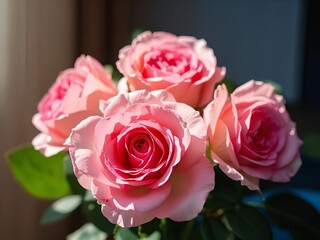 pink roses