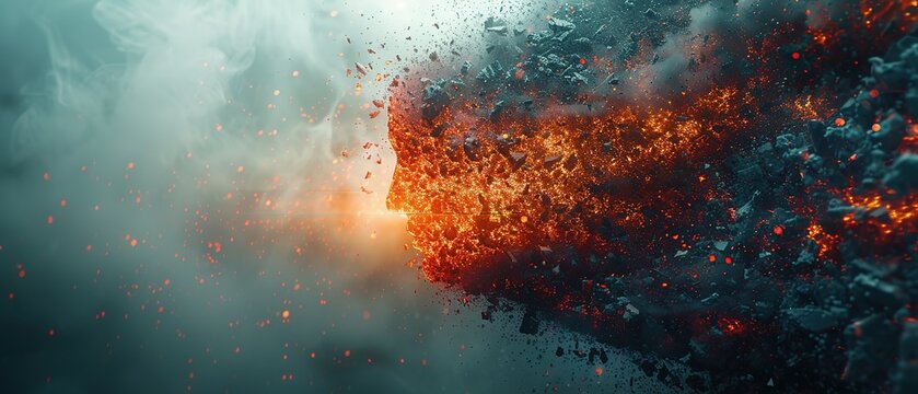 fragmented chaos of the computer world, turning imperfections into intriguing, captivating compositions. Pixelation, broken typography and distortion