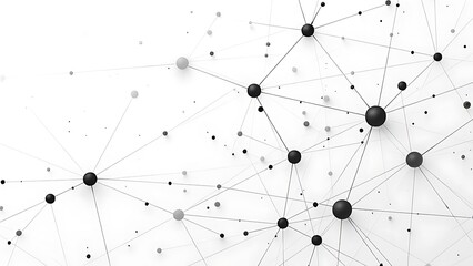 Abstract white futuristic background. White background. connecting dots and lines on a white background. Wave white background. Abstract white futuristic background. Wave with connecting dots and line