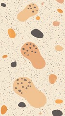 Colorful stones on a textured abstract background