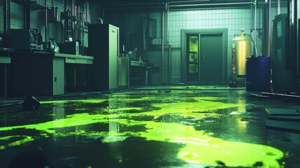 Toxic Spill in Abandoned Lab