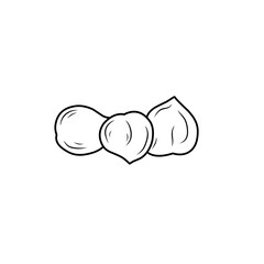 chickpea line sketch