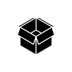 box icon Flat symbol set outline