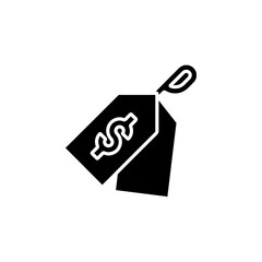 price tag icon Flat symbol set outline