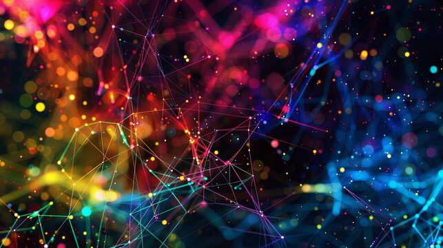 Abstract Binary Code Pattern with Tech Aesthetics