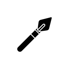 spear icon Flat symbol set outline