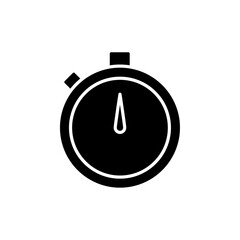 timer icon Flat symbol set outline