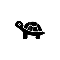 turtle icon Flat symbol set outline