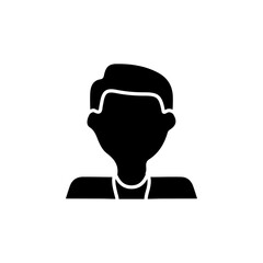 user icon Flat symbol set outline