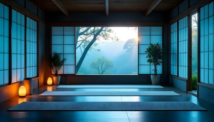 zen style yoga studio