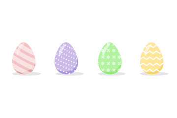 Easter eggs set.