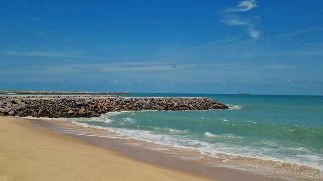 Iracema beach in Fortaleza, Ceara state, Brazil.