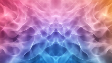 Abstract colorful smoke swirls, background design