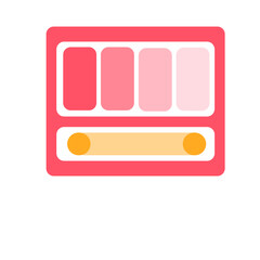Spring beauty season cosmetic icon pack