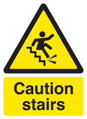 Caution stairs