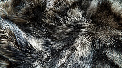 Obraz premium Fur Texture background. Generative Ai image
