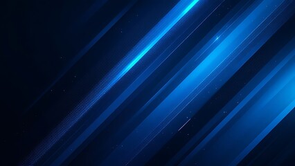 Bright navy blue dynamic abstract vector background with diagonal lines. 3d cover of business presentation banner for sale event night party.