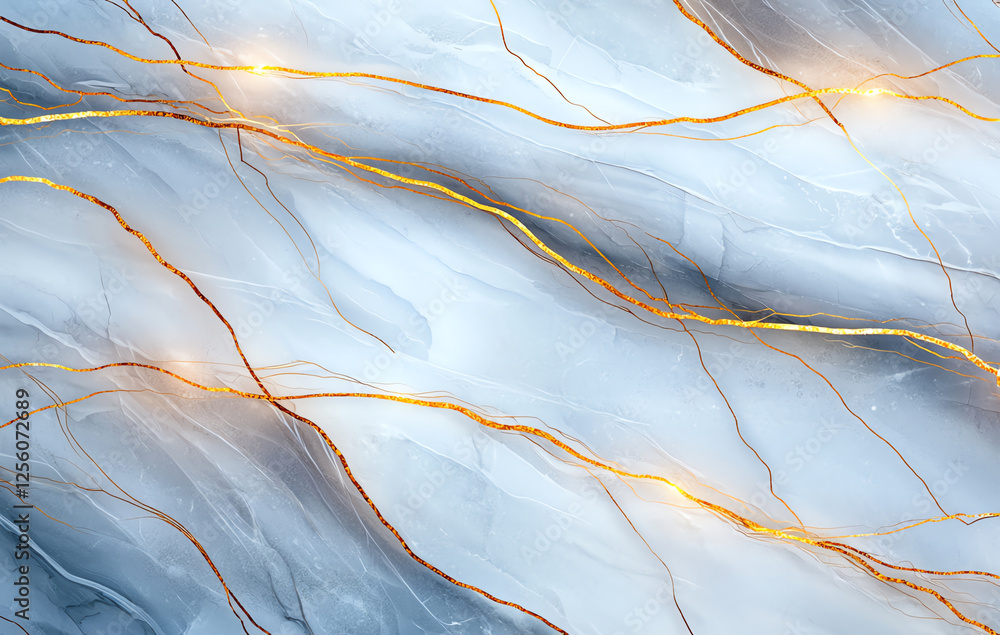 Poster marble texture background with golden elements, showcasing elegant swirls and lines. this design add