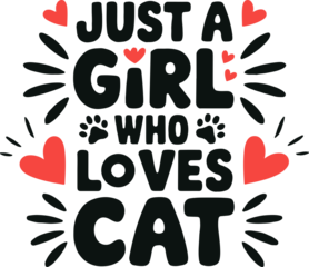 Just a girl in love with dog typography t-shirt design
