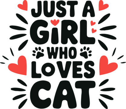 Just a girl in love with dog typography t-shirt design