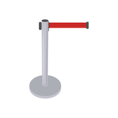 Safety Stanchion, Industrial Safety Equipment illustration