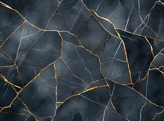 Fototapeta premium Black and gold marble texture design for cover book or brochure, poster, wallpaper background or realistic business and design artwork..
