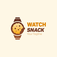 Watch Snack Logo Design Template. Good for Business, Agency, Community and Organization