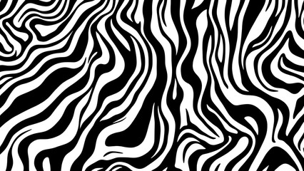 Trendy zebra skin pattern background vector. Animal fur, vector background for Fabric design, wrapping paper, textile, and wallpaper