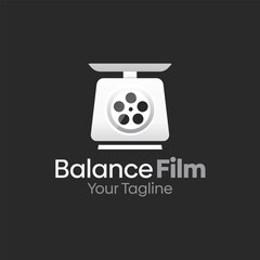 Balance Film Logo Design Template. Good for Business, Agency, Community and Organization