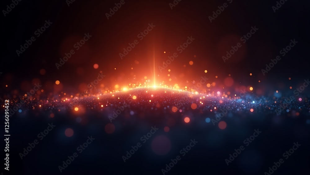 Aufkleber abstract background with colorful light texture. generative ai.