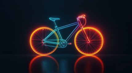 Fototapeta premium Bicycle Shop Logo Design: Urban Minimalist Emblem for Trendy Cycling Branding