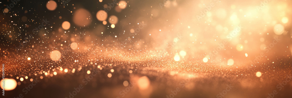 Poster burst of energy and speed with abstract particles and light trails in a bright background