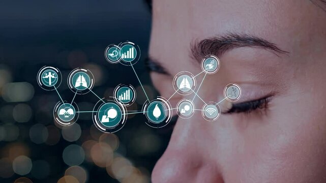 Exploring the future of technology through innovative eye-tracking interfaces in urban landscapes