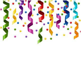 Серпантин с конфетти