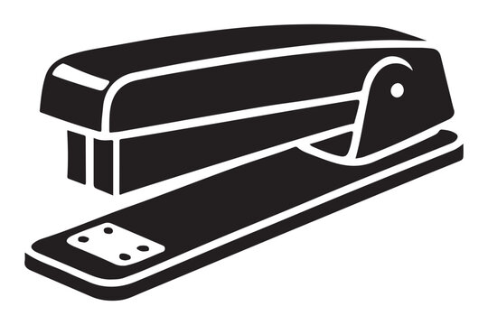 recommend clip art: Stapler Silhouette Vector Illustration Office Supply Stationery Design