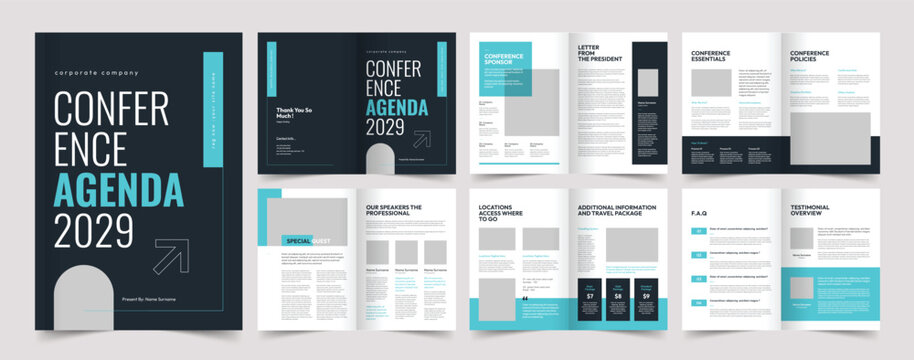 Conference Agenda Design Template