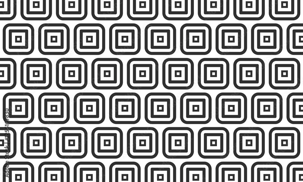 Poster decorative seamless vector geometric ,curve and square shape pattern background