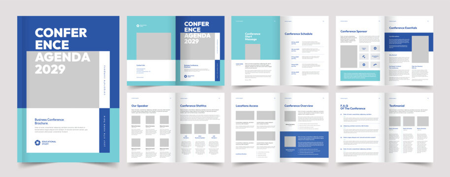 Digital Conference Agenda Template