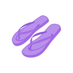 Flip Flop, Holidays Vector Illustration