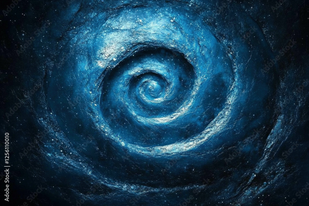 Canvas Prints blue swirl background