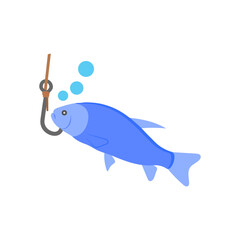 Fishing, Holidays Vector Illustration